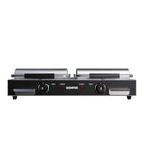 Empire Premium Ceramic Plate Double Contact Panini Grill Flat Top Flat Bottom - EMP-CCG Contact Grills & Panini Makers Empire   
