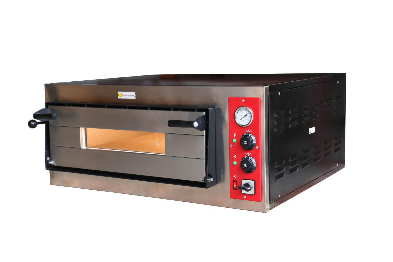 Empire Premium Electric Single Deck Pizza Oven All Refractory Stone Ch