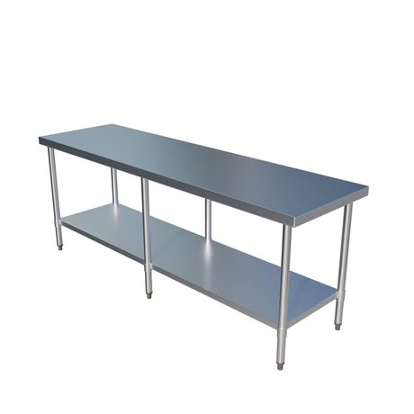 Empire Premium Stainless Steel Centre Prep Table 2100mm Wide - P-SSCT-210 Stainless Steel Centre Tables Empire   