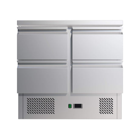 Empire Refrigerated Prep Counter With 4 x Drawers - S901-4D