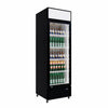 Empire Single Door Display Cooler – B Energy Rated 375L Commercial Fridge with Merchandising Canopy | CL-370 Upright Double Glass Door Chillers Empire