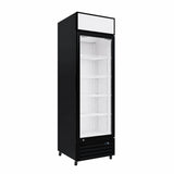 Empire Single Door Display Cooler – B Energy Rated 375L Commercial Fridge with Merchandising Canopy | CL-370 Upright Double Glass Door Chillers Empire