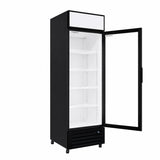 Empire Single Door Display Cooler – B Energy Rated 375L Commercial Fridge with Merchandising Canopy | CL-370 Upright Double Glass Door Chillers Empire