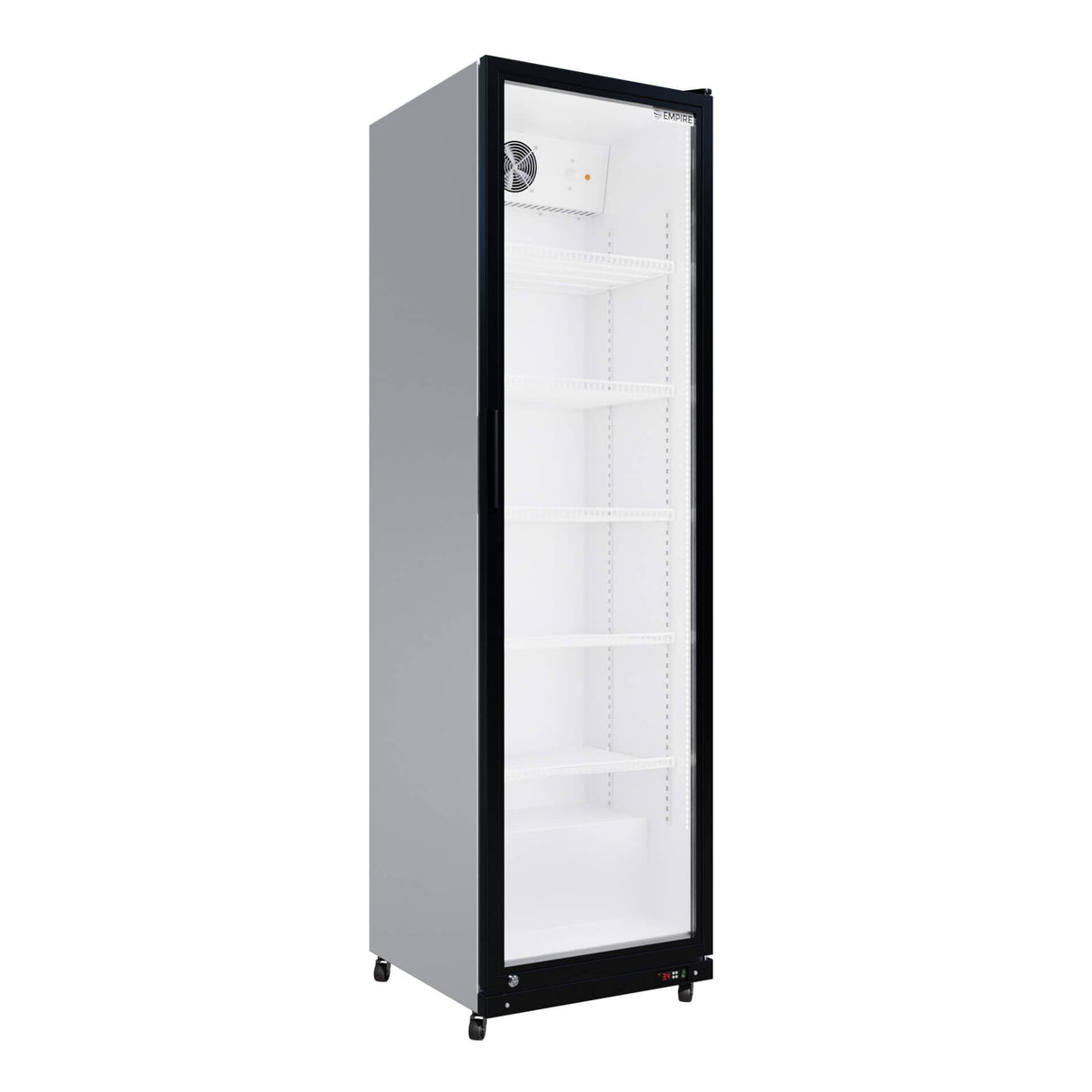 Empire Single Door Upright Display Cooler – Commercial Glass Door Fridge Merchandiser | CL-390 Upright Single Door Bottle Coolers Empire