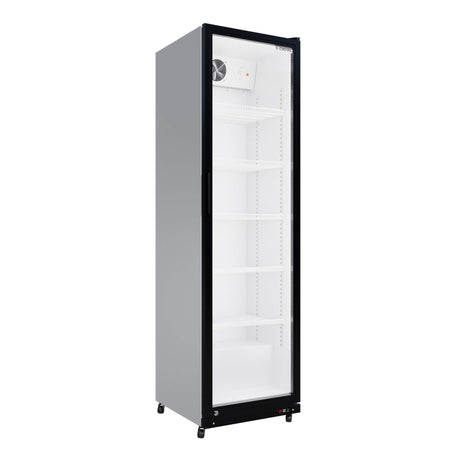 Empire Single Door Upright Display Cooler – Commercial Glass Door Fridge Merchandiser | CL-390 - Graded Item Upright Single Door Bottle Coolers Empire