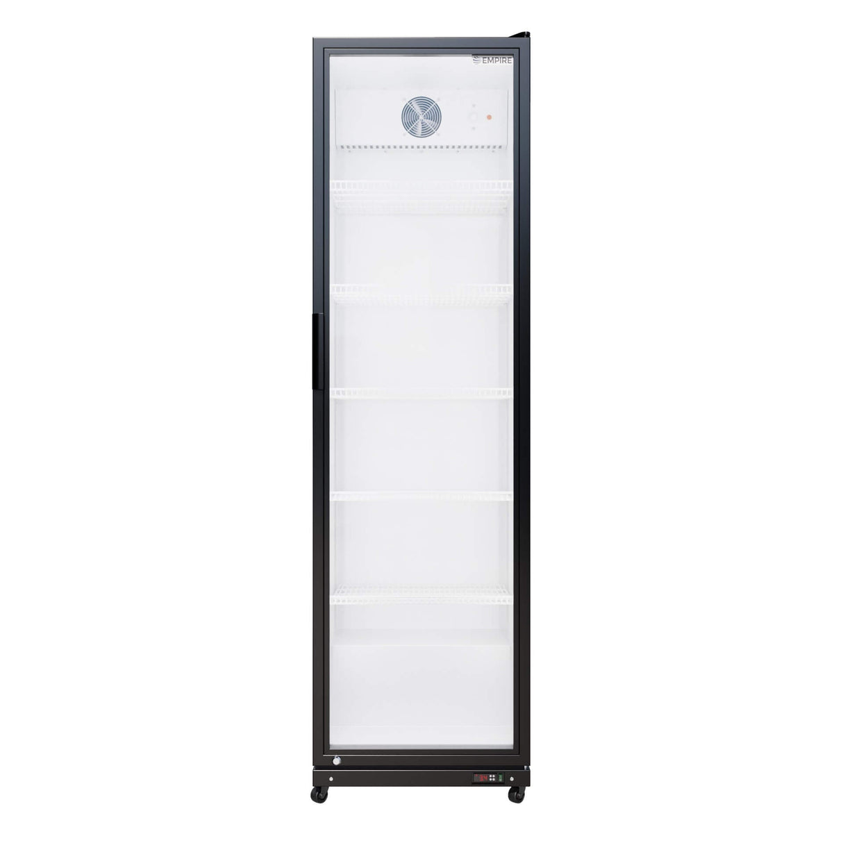 Empire Single Door Upright Display Cooler – Commercial Glass Door Fridge Merchandiser | CL-390 - Graded Item Upright Single Door Bottle Coolers Empire