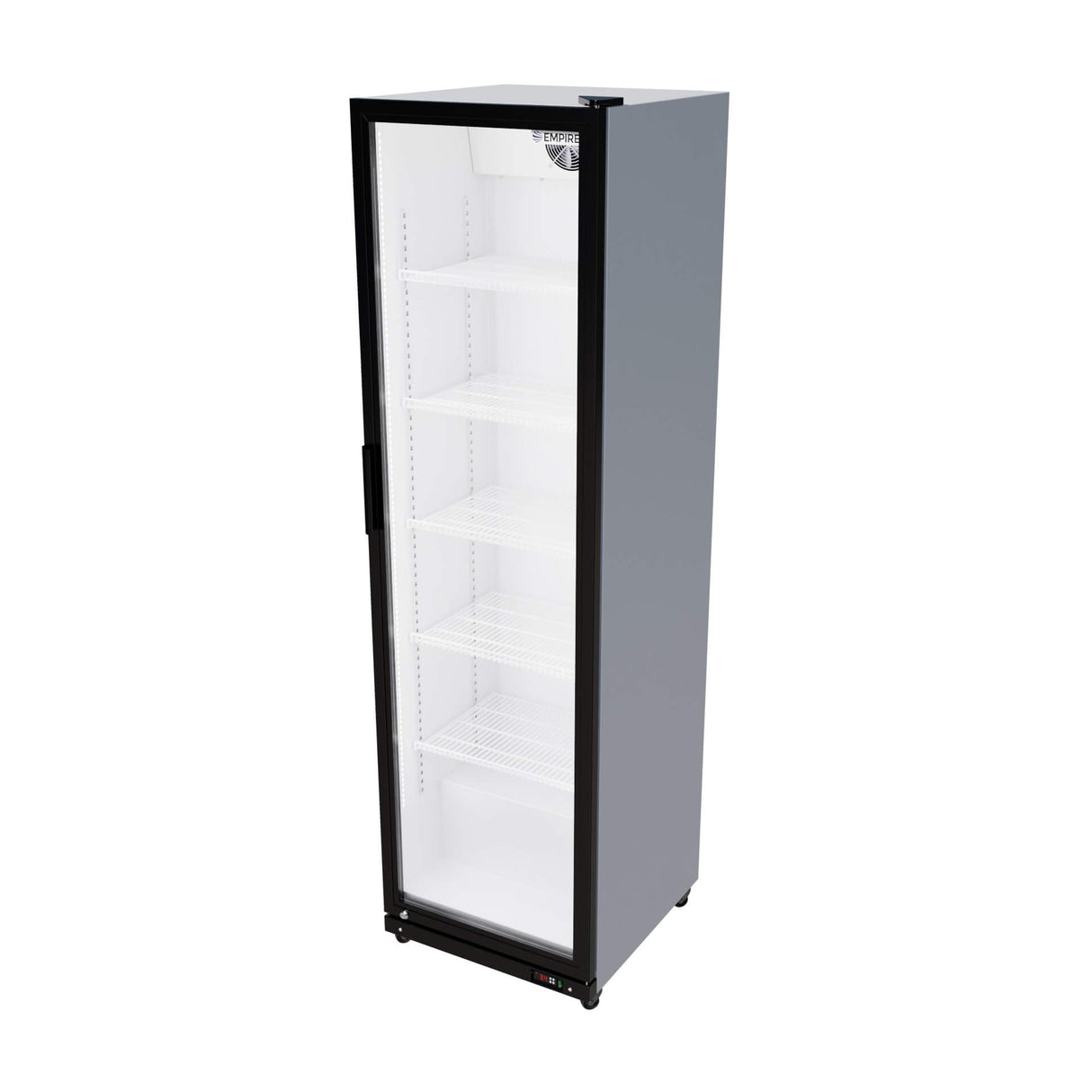 Empire Single Door Upright Display Cooler – Commercial Glass Door Fridge Merchandiser | CL-390 Upright Single Door Bottle Coolers Empire