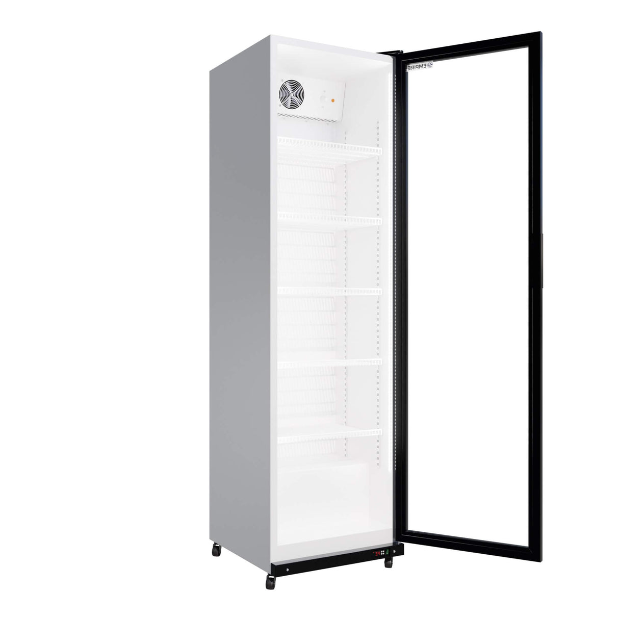 Empire Single Door Upright Display Cooler – Commercial Glass Door Fridge Merchandiser | CL-390 Upright Single Door Bottle Coolers Empire