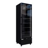 Empire Single Door Upright Display Cooler – Commercial Glass Door Fridge Merchandiser Black | CL-400W Upright Single Door Bottle Coolers Empire