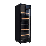 Empire Single Door Upright Wine Cooler – 78 Bottle 360L Commercial Display Fridge | CL-375WD