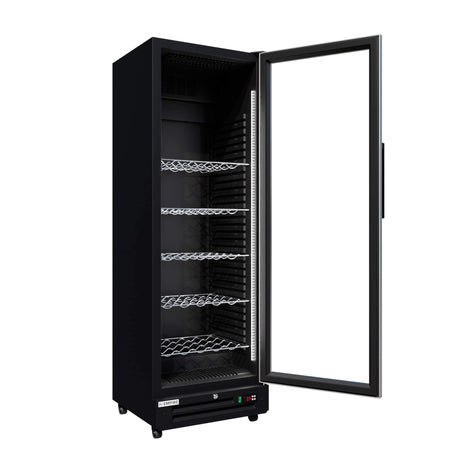 Empire Single Door Upright Wine Cooler – Commercial Display Fridge | CL-375WD Wine Coolers Empire