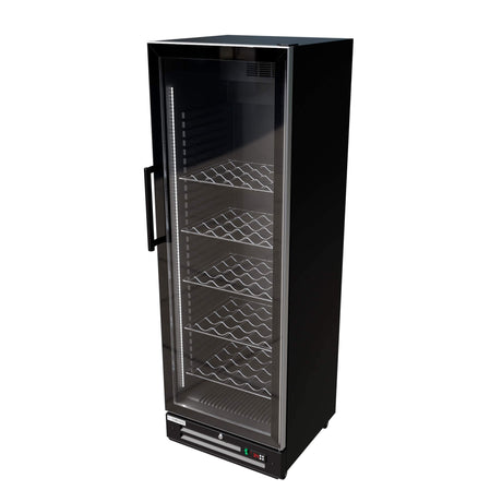Empire Single Door Upright Wine Cooler – Commercial Display Fridge | CL-375WD Wine Coolers Empire