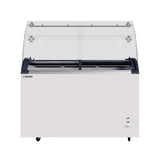 Empire Sliding Curved Glass Lid Display Ice Cream Counter Freezer - 9 x Pans - EMP-CF420QIC-GT - Graded Item Display Chest Freezers Empire