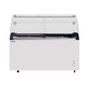 Empire Sliding Curved Glass Lid Display Ice Cream Counter Freezer - 9 × Pans & Basket - EMP-CF520QIC-GT Display Chest Freezers Empire