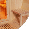 Empire Spruce Barrel Sauna with Front Porch & 6kW Electric Heater | 2–4 Person Outdoor Cabin | EMP-BSAUNA Electric Heated Saunas Empire
