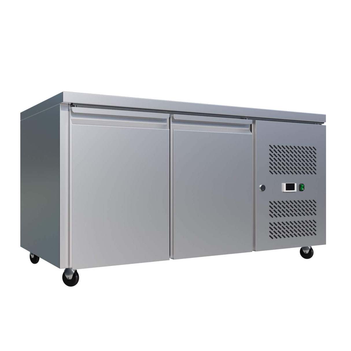 Empire Stainless Steel Double Door Counter Refrigerator - GN2100TN Refrigerated Counters - Double Door Empire   