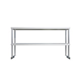 Empire Stainless Steel Double Over Shelf 1200mm Wide - OSD-1248 Stainless Steel Over Shelves Empire   