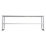 Empire Stainless Steel Double Tier Overshelf 1800mm | Commercial Kitchen Table Gantry | OSD-1272 Stainless Steel Over Shelves Empire