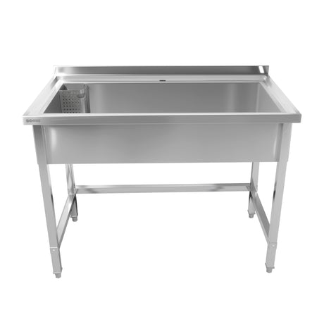 Empire Stainless Steel Extra Wide Single Pot Wash Catering Sink 1200mm | EMP-PW1200 Pot Wash Sinks Empire