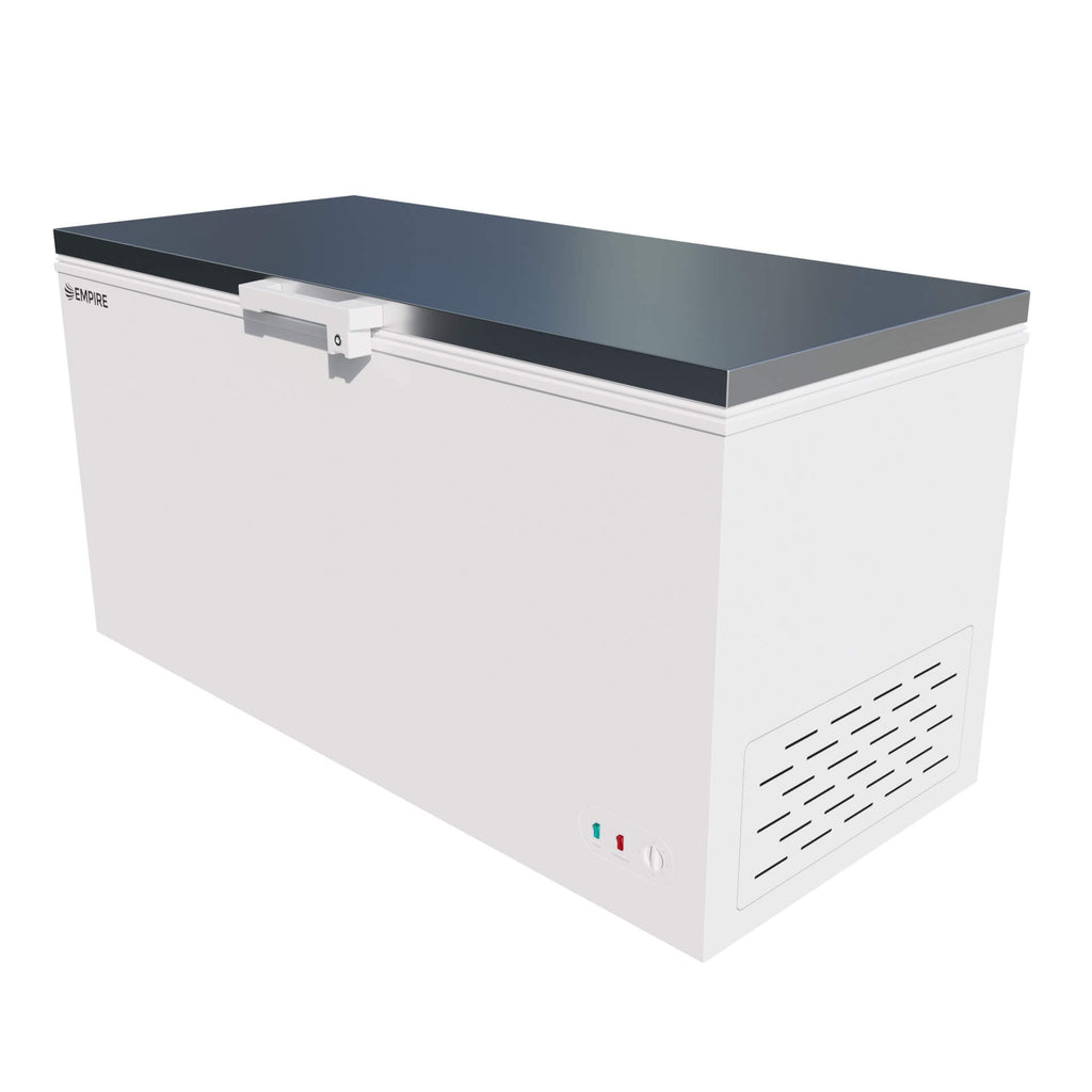 Empire Stainless Steel Lid Commercial Chest Freezer 460 Litre - EMP-CF550-WT Chest Freezers Empire   