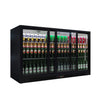 Empire Triple Door Bottle Cooler – B Energy Rated Low 835mm Height Sliding Door Commercial Back Bar Fridge | CL-320SC - Graded Item