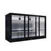 Empire Triple Door Bottle Cooler – B Energy Rated Low 835mm Height Sliding Door Commercial Back Bar Fridge | CL-320SC - Graded Item