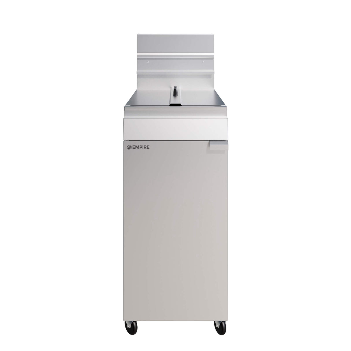 Empire Twin Basket Single Tank Fryer – Nat Gas & LPG, 3 Burner, 24L, 80,000 BTU | EMP-MGEF-3-OZ Freestanding Gas Fyers Empire