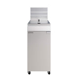 Empire Twin Basket Single Tank Fryer – Nat Gas & LPG, 3 Burner, 24L, 80,000 BTU | EMP-MGEF-3-OZ Freestanding Gas Fyers Empire