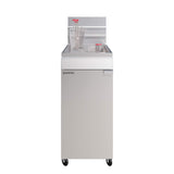 Empire Twin Basket Single Tank Fryer – Nat Gas & LPG, 3 Burner, 24L, 80,000 BTU | EMP-MGEF-3-OZ Freestanding Gas Fyers Empire