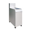 Empire Twin Basket Single Tank Fryer – Nat Gas & LPG, 3 Burner, 24L, 80,000 BTU | EMP-MGEF-3-OZ Freestanding Gas Fyers Empire