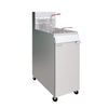 Empire Twin Basket Single Tank Fryer – Nat Gas & LPG, 3 Burner, 24L, 80,000 BTU | EMP-MGEF-3-OZ - Graded Item Freestanding Gas Fyers Empire