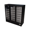 Empire Upright Display Freezer 1220L Triple Glass Door Commercial Black Interior | EMP-KDF-P1973TG-B Refrigeration Uprights - Triple Door Empire