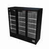 Empire Upright Display Freezer 1560L Triple Glass Door Commercial Black Interior | EMP-1780FB Refrigeration Uprights - Triple Door Empire Supplies