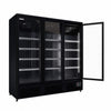Empire Upright Display Freezer 1560L Triple Glass Door Commercial Black Interior | EMP-1780FB Refrigeration Uprights - Triple Door Empire Supplies