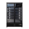 Empire Upright Display Freezer 810L Double Glass Door Commercial Black Interior | EMP-KDF-P1373TG-B Refrigeration Uprights - Double Door Empire