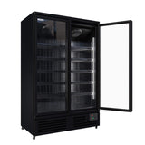 Empire Upright Display Freezer 810L Double Glass Door Commercial Black Interior | EMP-KDF-P1373TG-B Refrigeration Uprights - Double Door Empire