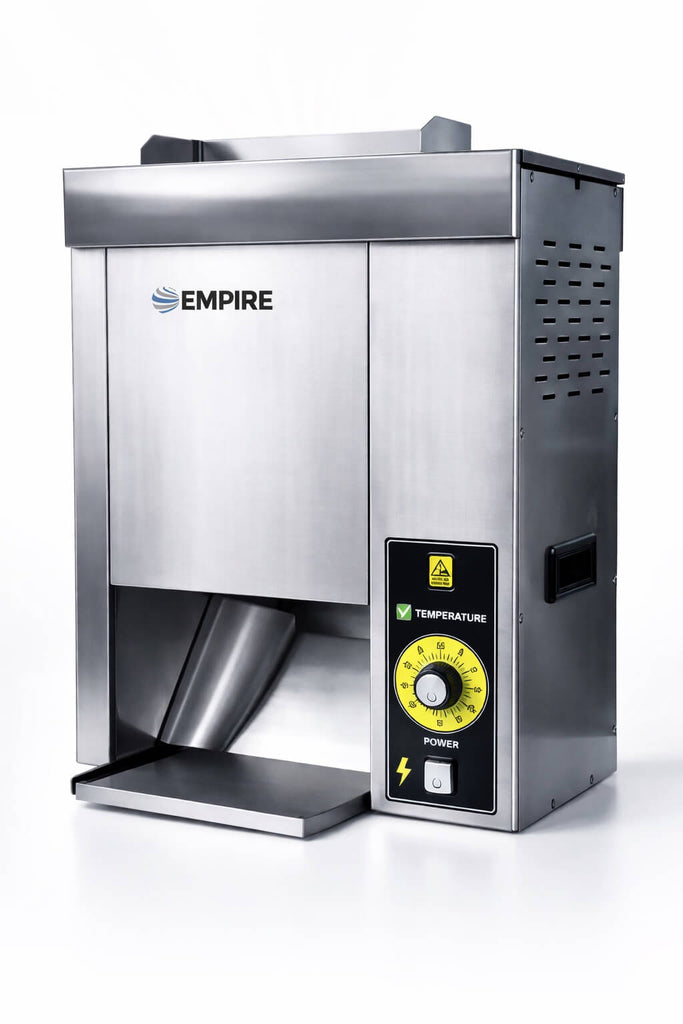 Empire Vertical Contact Bun Toaster 1400pcs Per Hour - High Capacity Commercial Conveyor | EMP-HBT Vertical Bun Toasters Empire