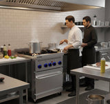 Empire 4 Burner Heavy Duty Gas Oven Range Stove - EMP-80-AS-24-L 4 & 6 Burner Ovens Empire