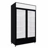 Empire Double Door Display Cooler Hinged – B Energy Rated Commercial Fridge with Merchandising Canopy | CL-690A Upright Double Glass Door Chillers Empire