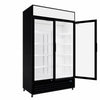 Empire Double Door Display Cooler Hinged – B Energy Rated Commercial Fridge with Merchandising Canopy | CL-690A Upright Double Glass Door Chillers Empire