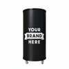Empire Drinks Can Bottle Dump Impulse Barrel Mobile Cooler Black - EMP-CC77 Single Door Bottle Coolers Empire
