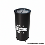 Empire Drinks Can Bottle Dump Impulse Barrel Mobile Cooler Black - EMP-CC77 Single Door Bottle Coolers Empire