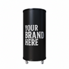Empire Drinks Can Bottle Dump Impulse Barrel Mobile Cooler Black - EMP-CC77 Single Door Bottle Coolers Empire