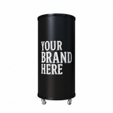 Empire Drinks Can Bottle Dump Impulse Barrel Mobile Cooler Black - EMP-CC77 Single Door Bottle Coolers Empire