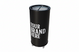 Empire Drinks Can Bottle Dump Impulse Barrel Mobile Cooler Black - EMP-CC77 Single Door Bottle Coolers Empire