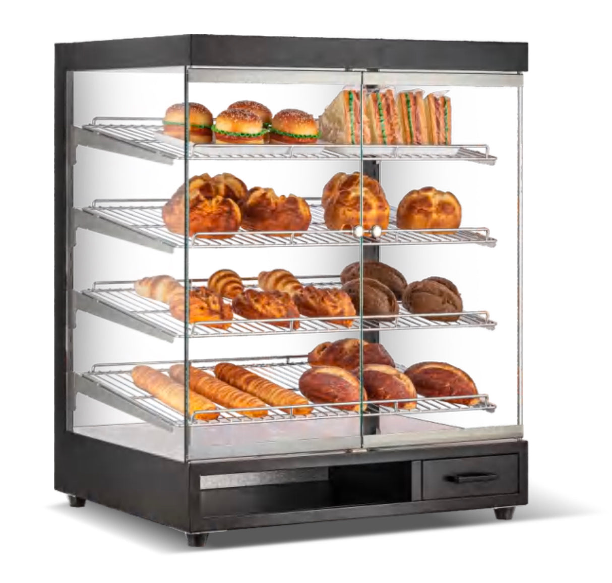 Empire Flat Glass Countertop Display Case 555mm Wide - EMP-Z318-C Ambient Display Units Empire