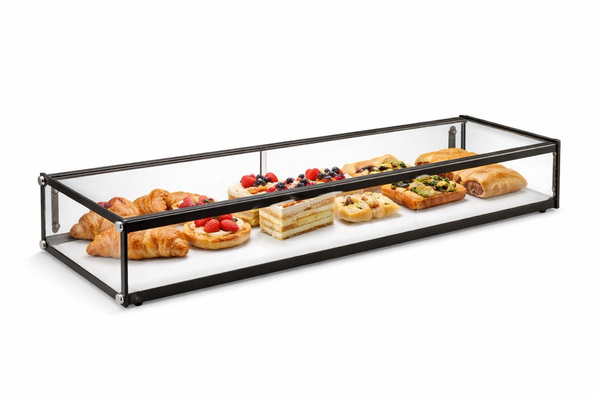 Empire Flat Glass Countertop Display Case – Ambient Commercial Showcase 920mm Wide | EMP-Z48W-C Ambient Display Units Empire