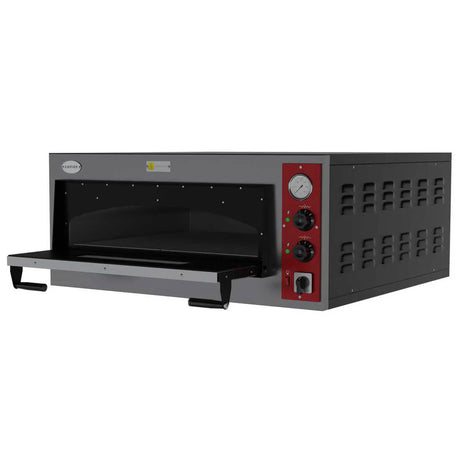 Empire Premium Single Deck Pizza Oven – 4 x 12-inch Pizzas | Electric 4.5kW 450°C | EMP-SDPO Single Deck Pizza Ovens Empire