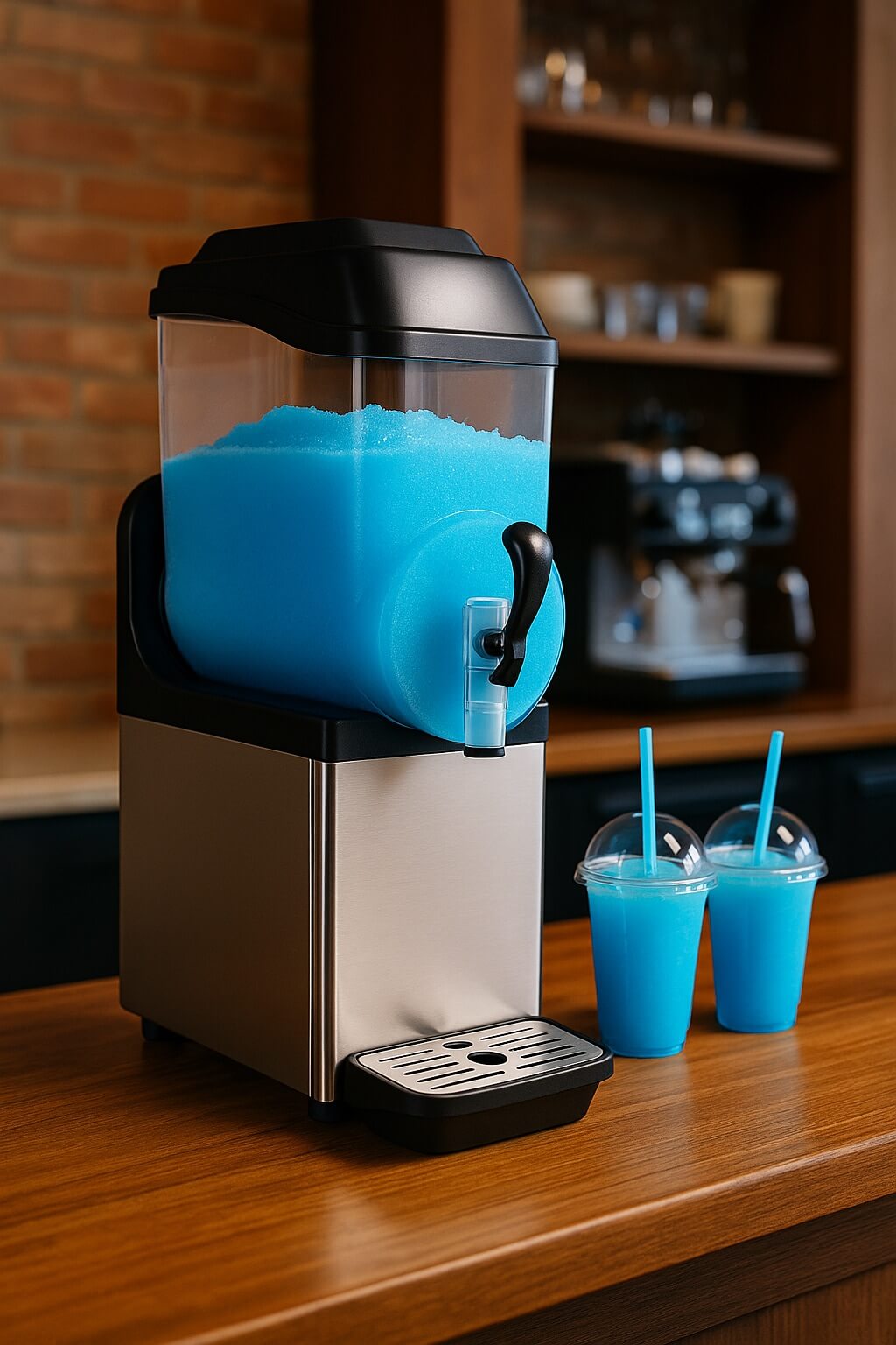 Empire Single Tank Slush Machine – 1 x 12L Commercial Frozen Drink Mak ...