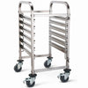 Empire Mobile Stainless Steel GN Tray Trolley – Commercial Catering GN 1/1 Pan Rack | EMP-RT1106 GN & Racking Trolleys Empire